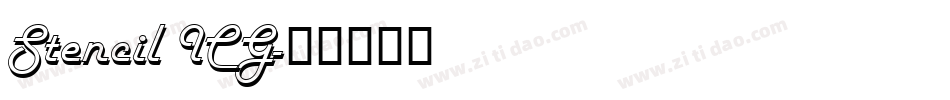 Stencil ICG字体转换